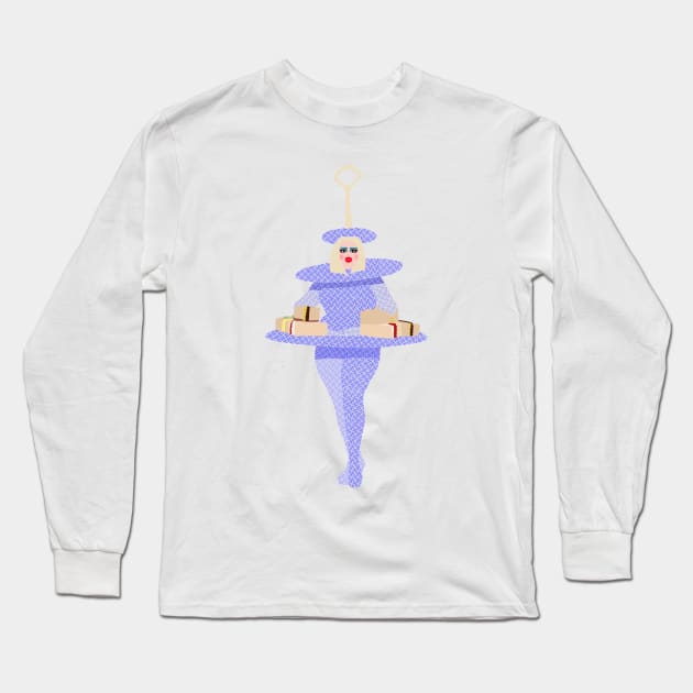 Victoria Scone as High Tea drag Long Sleeve T-Shirt by rachaelthegreat